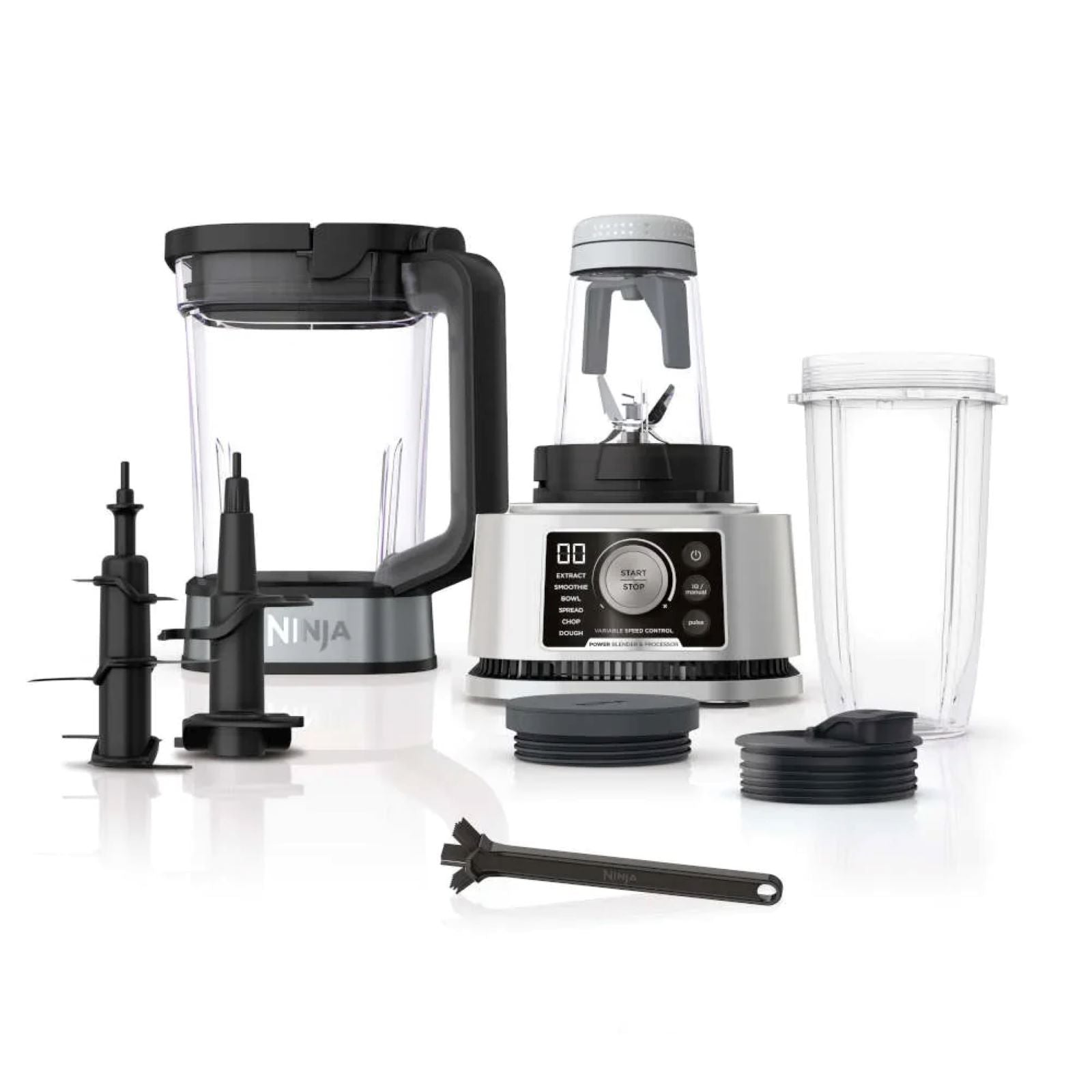 NINJA FOODI 3 IN 1 AKILLI TORK VE AUTO-IQ SİSTEMLİ POWER NUTRİ BLENDERGÜMÜŞ
